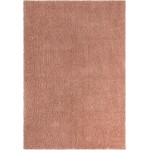 Rug Unique Loom Davos Shag Dusty Rose Rectangular 10' 0 x 14' 0