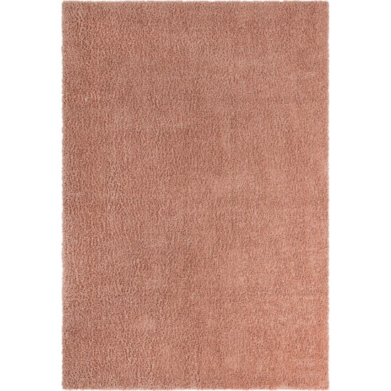 Rug Unique Loom Davos Shag Dusty Rose Rectangular 10' 0 x 14' 0