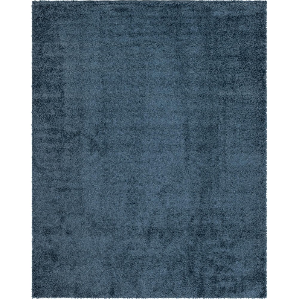 Rug Unique Loom Davos Shag Marine Blue Rectangular 12' 2 x 15' 0 Rug Unique Loom Davos Shag Marine Blue Rectangular 12' 2 x 15' 0