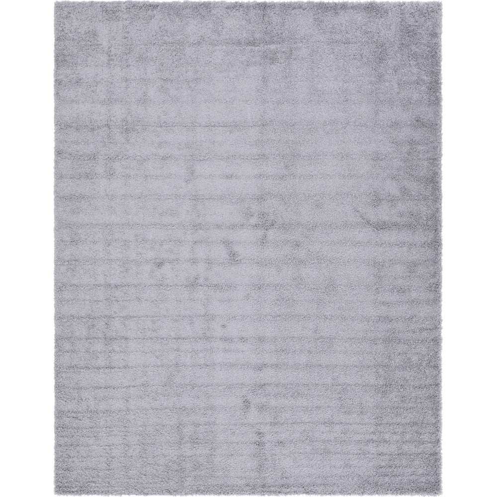 Rug Unique Loom Davos Shag Sterling Rectangular 12' 2 x 15' 0