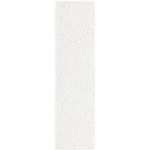 Rug Unique Loom Davos Shag Ivory Runner 2' 2 x 8' 0