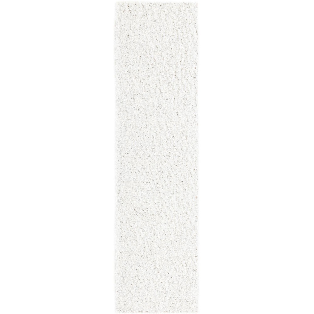 Rug Unique Loom Davos Shag Ivory Runner 2' 2 x 8' 0 Rug Unique Loom Davos Shag Ivory Runner 2' 2 x 8' 0