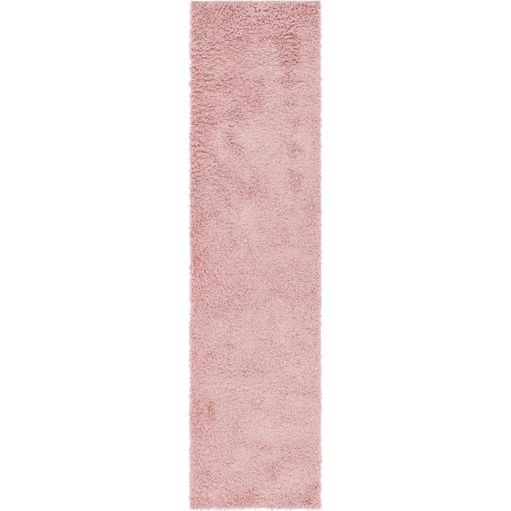 Rug Unique Loom Davos Shag Dusty Rose Runner 2' 7 x 10' 0 Rug Unique Loom Davos Shag Dusty Rose Runner 2' 7 x 10' 0