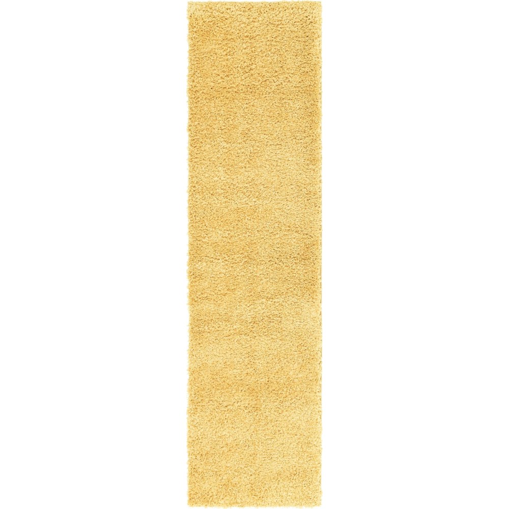 Rug Unique Loom Davos Shag Sunglow Runner 2' 7 x 10' 0