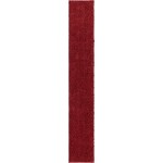 Rug Unique Loom Davos Shag Poppy Runner 2' 7 x 16' 5