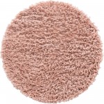 Rug Unique Loom Davos Shag Dusty Rose Round 2' 0 x 2' 0