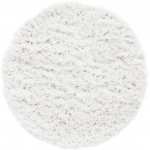 Rug Unique Loom Davos Shag Ivory Round 2' 0 x 2' 0