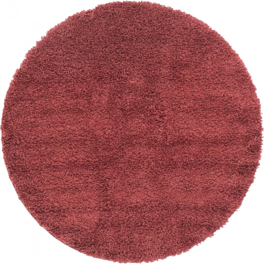 Rug Unique Loom Davos Shag Poppy Round 5' 0 x 5' 0 Rug Unique Loom Davos Shag Poppy Round 5' 0 x 5' 0