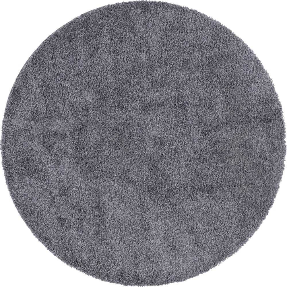 Rug Unique Loom Davos Shag Peppercorn Round 8' 0 x 8' 0 Rug Unique Loom Davos Shag Peppercorn Round 8' 0 x 8' 0