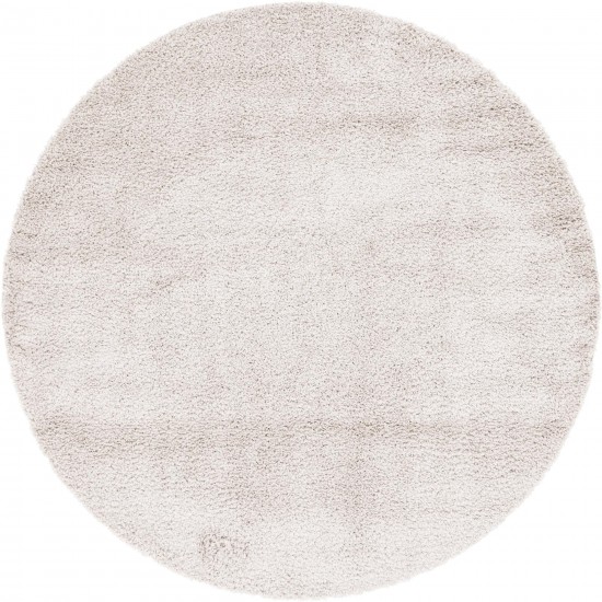 Rug Unique Loom Davos Shag Linen Round 8' 0 x 8' 0