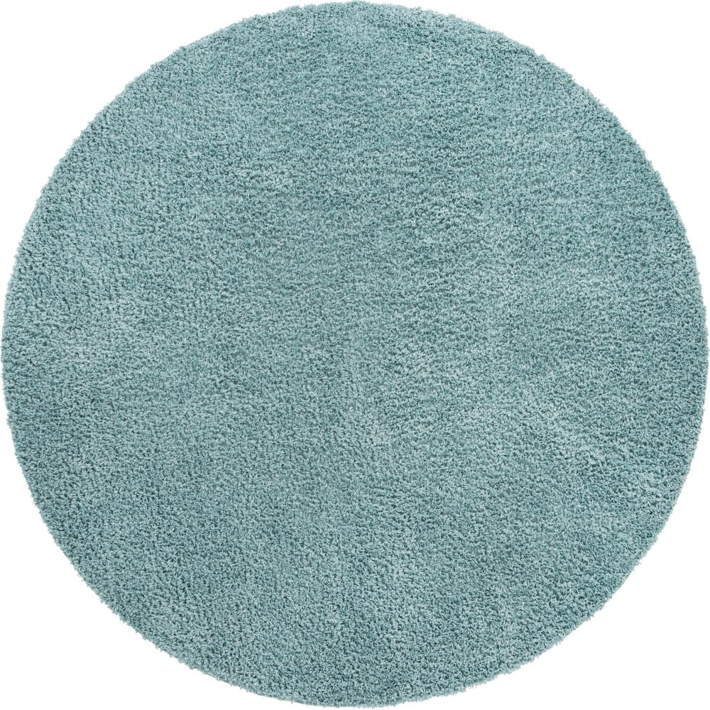 Rug Unique Loom Davos Shag Aqua Round 10' 0 x 10' 0 Rug Unique Loom Davos Shag Aqua Round 10' 0 x 10' 0