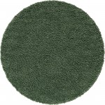 Rug Unique Loom Davos Shag Sage Round 10' 0 x 10' 0