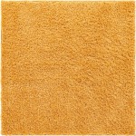 Rug Unique Loom Davos Shag Sunglow Square 3' 3 x 3' 3
