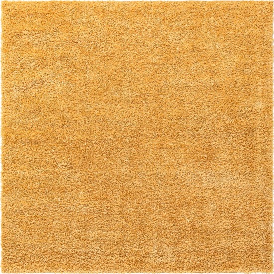 Rug Unique Loom Davos Shag Sunglow Square 8' 0 x 8' 0