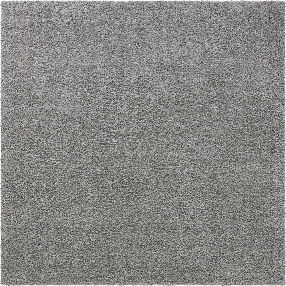 Rug Unique Loom Davos Shag Sterling Square 10' 0 x 10' 0 Rug Unique Loom Davos Shag Sterling Square 10' 0 x 10' 0