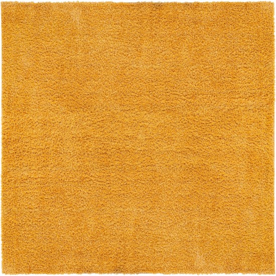 Rug Unique Loom Davos Shag Sunglow Square 10' 0 x 10' 0