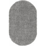 Rug Unique Loom Davos Shag Sterling Oval 3' 3 x 5' 3