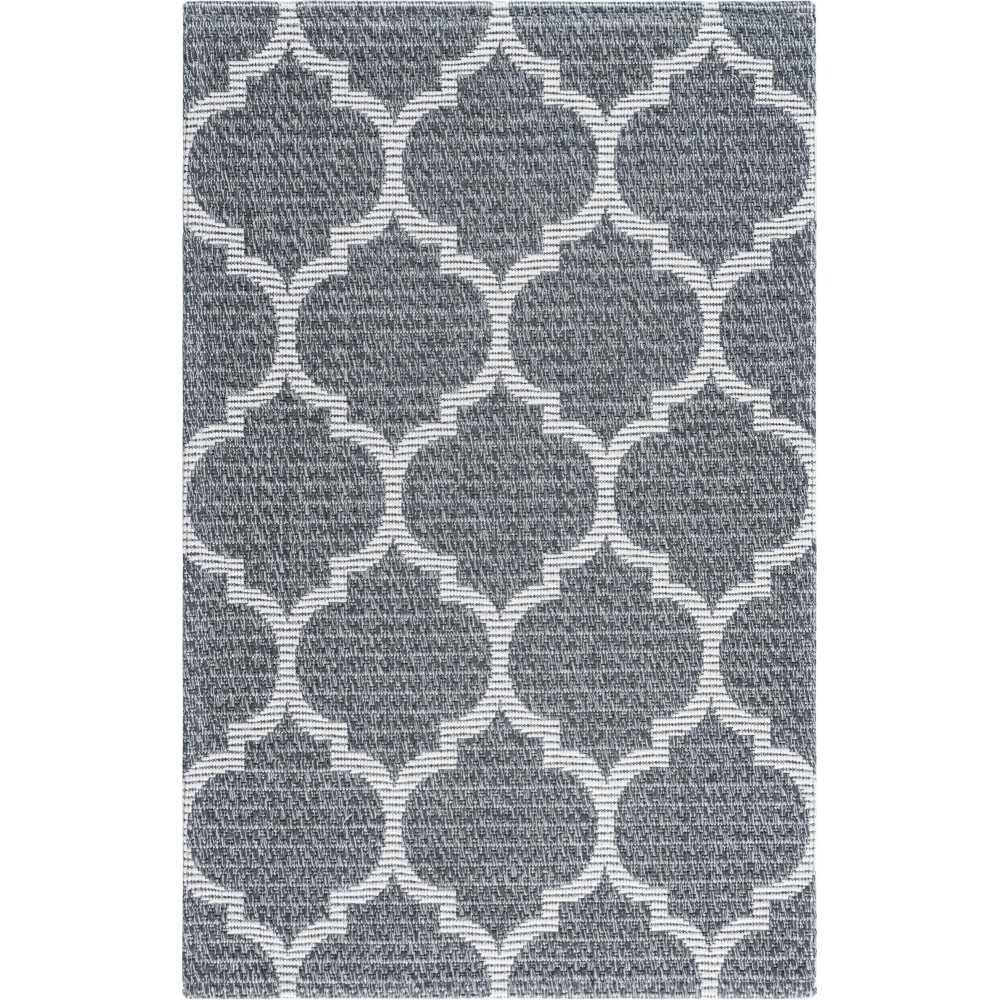 Rug Unique Loom Decatur Dark Gray Rectangular 2' 2 x 3' 0