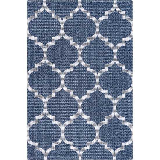 Rug Unique Loom Decatur Navy Blue Rectangular 2' 2 x 3' 0