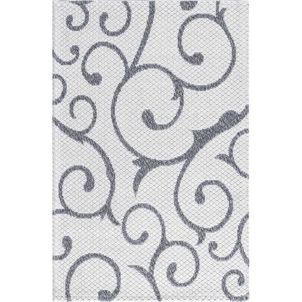Rug Unique Loom Decatur Ivory Rectangular 2' 2 x 3' 0 Rug Unique Loom Decatur Ivory Rectangular 2' 2 x 3' 0