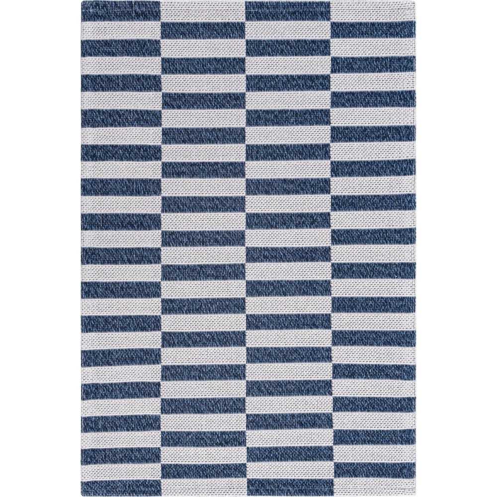 Rug Unique Loom Decatur Navy Blue Rectangular 2' 2 x 3' 0