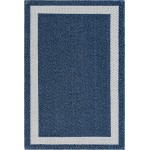 Rug Unique Loom Decatur Navy Blue Rectangular 2' 2 x 3' 0