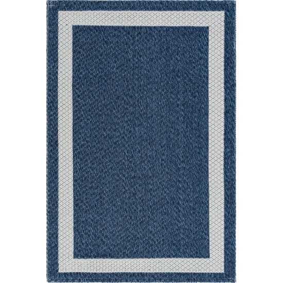 Rug Unique Loom Decatur Navy Blue Rectangular 2' 2 x 3' 0