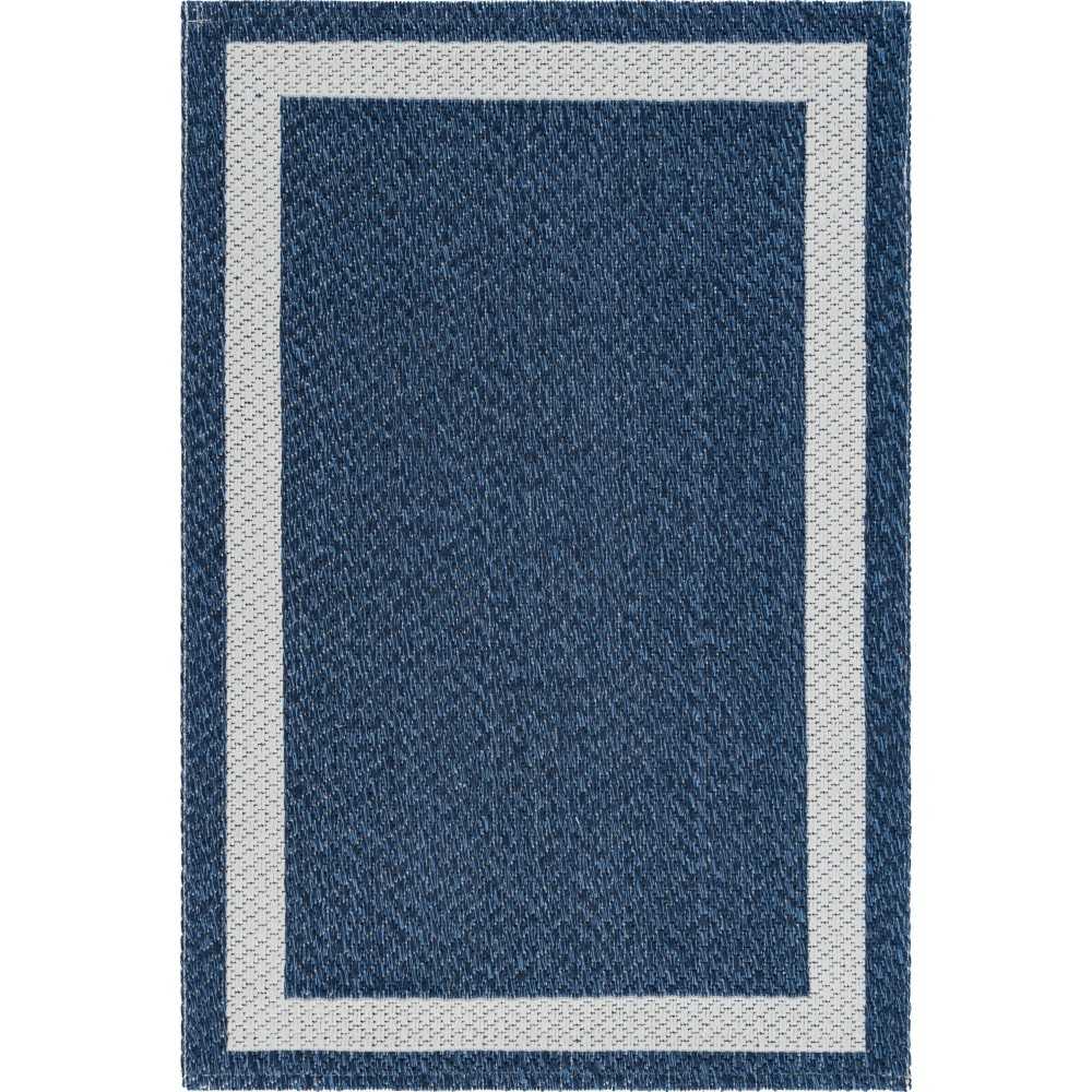 Rug Unique Loom Decatur Navy Blue Rectangular 2' 2 x 3' 0