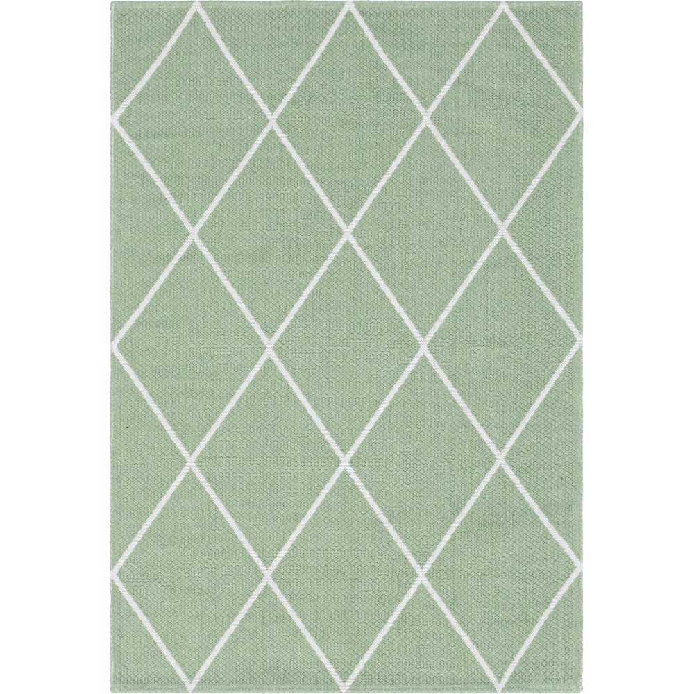 Rug Unique Loom Decatur Green Rectangular 4' 2 x 6' 0 Rug Unique Loom Decatur Green Rectangular 4' 2 x 6' 0