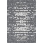 Rug Unique Loom Decatur Gray Rectangular 4' 2 x 6' 0