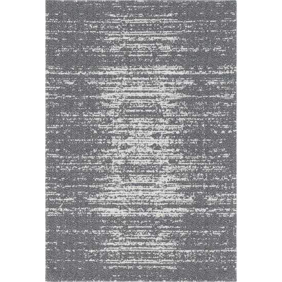 Rug Unique Loom Decatur Gray Rectangular 4' 2 x 6' 0