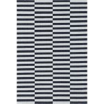 Rug Unique Loom Decatur Black Rectangular 4' 2 x 6' 0