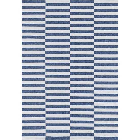 Rug Unique Loom Decatur Navy Blue Rectangular 4' 2 x 6' 0