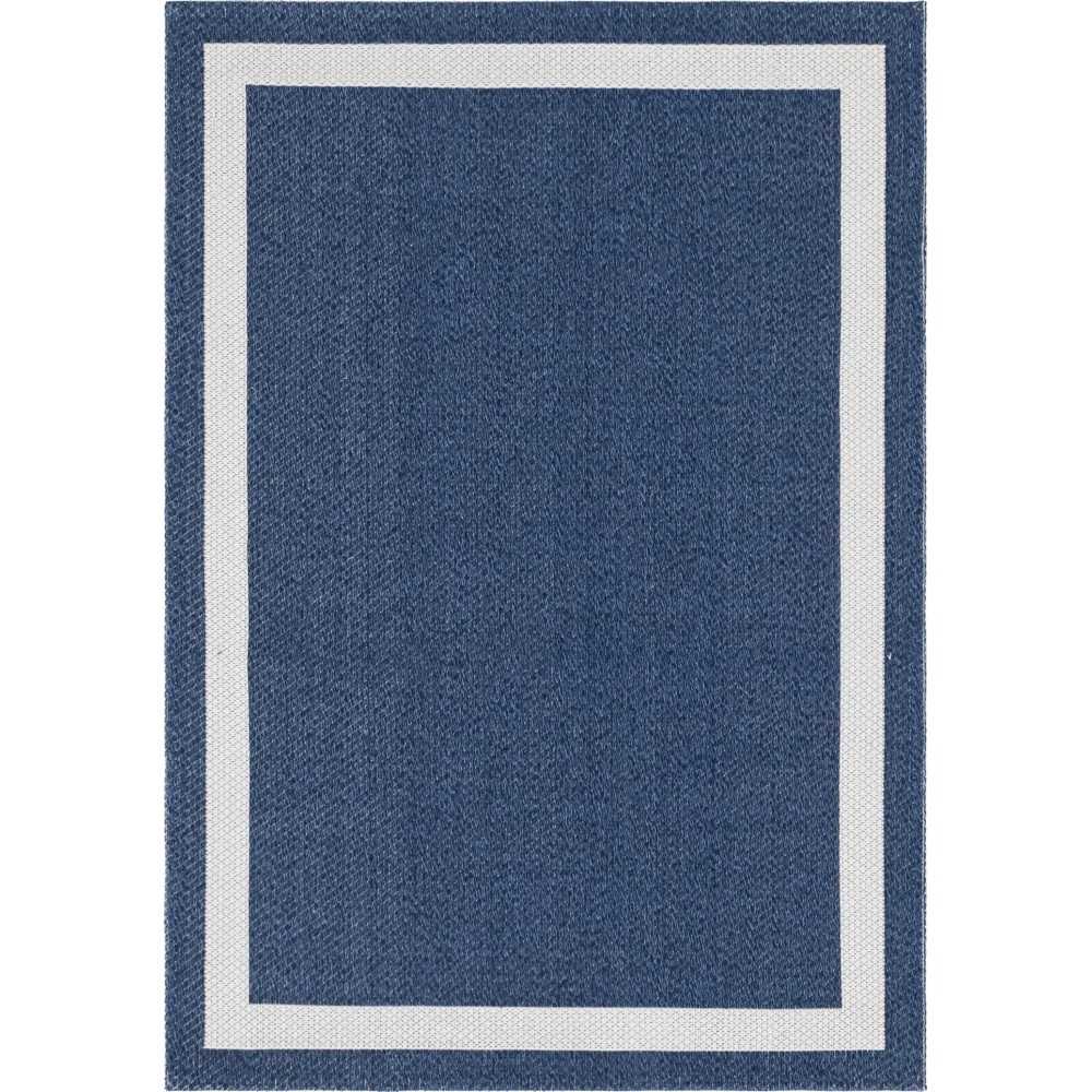 Rug Unique Loom Decatur Navy Blue Rectangular 4' 2 x 6' 0 Rug Unique Loom Decatur Navy Blue Rectangular 4' 2 x 6' 0