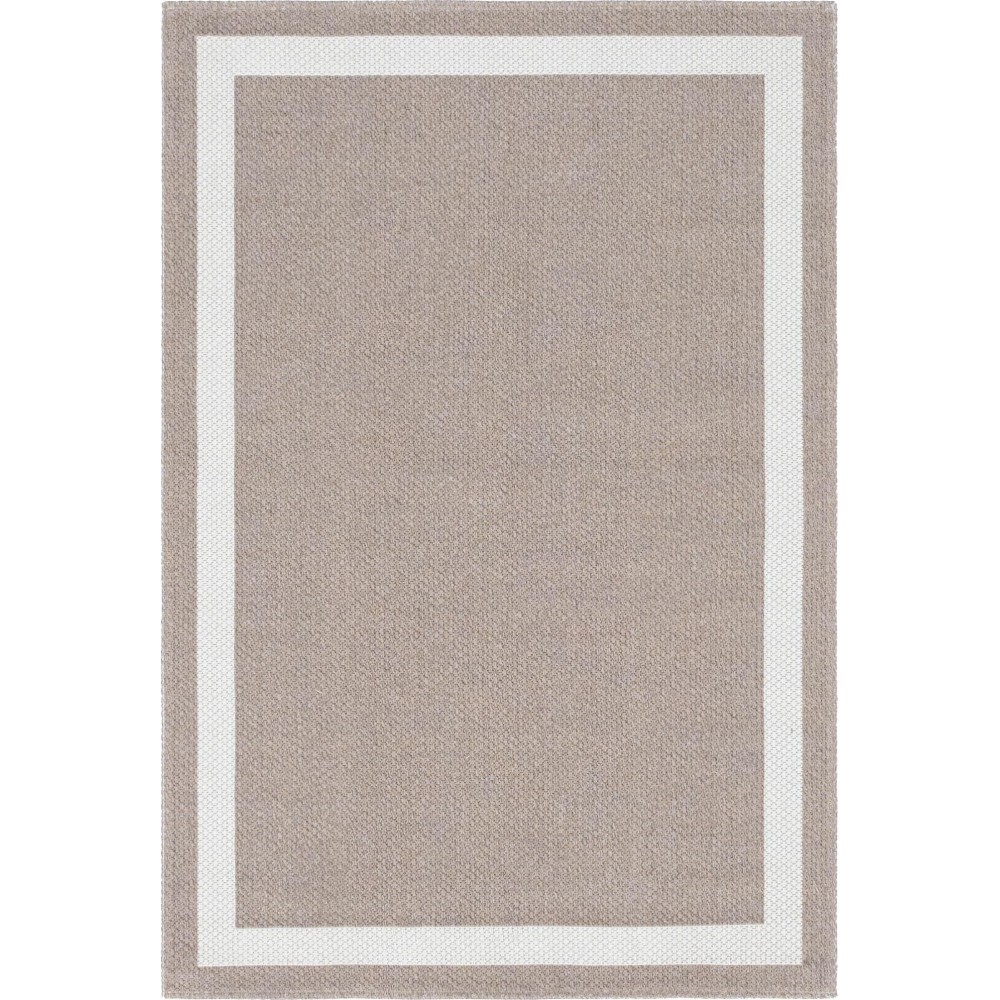 Rug Unique Loom Decatur Taupe Rectangular 4' 2 x 6' 0