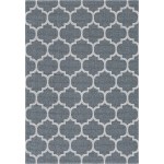 Rug Unique Loom Decatur Dark Gray Rectangular 5' 2 x 7' 5