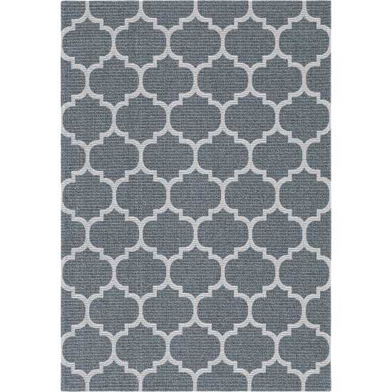 Rug Unique Loom Decatur Dark Gray Rectangular 5' 2 x 7' 5