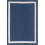 Rug Unique Loom Decatur Navy Blue Rectangular 5' 2 x 7' 5