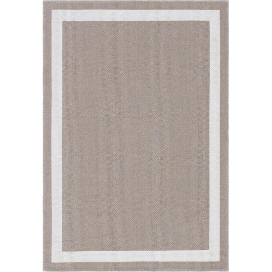 Rug Unique Loom Decatur Taupe Rectangular 5' 2 x 7' 5