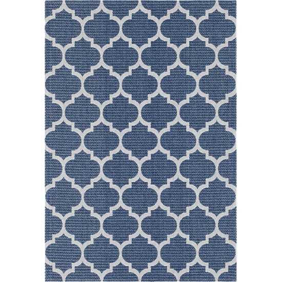 Rug Unique Loom Decatur Navy Blue Rectangular 6' 4 x 9' 0