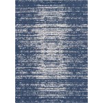 Rug Unique Loom Decatur Navy Blue Rectangular 6' 4 x 9' 0