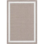 Rug Unique Loom Decatur Taupe Rectangular 6' 4 x 9' 0