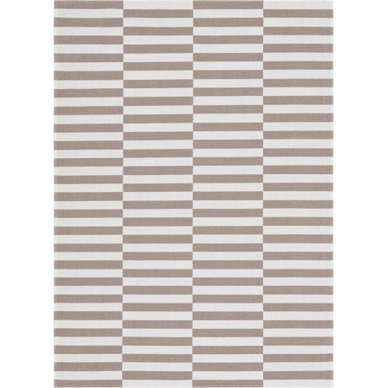 Rug Unique Loom Decatur Taupe Rectangular 7' 5 x 10' 0