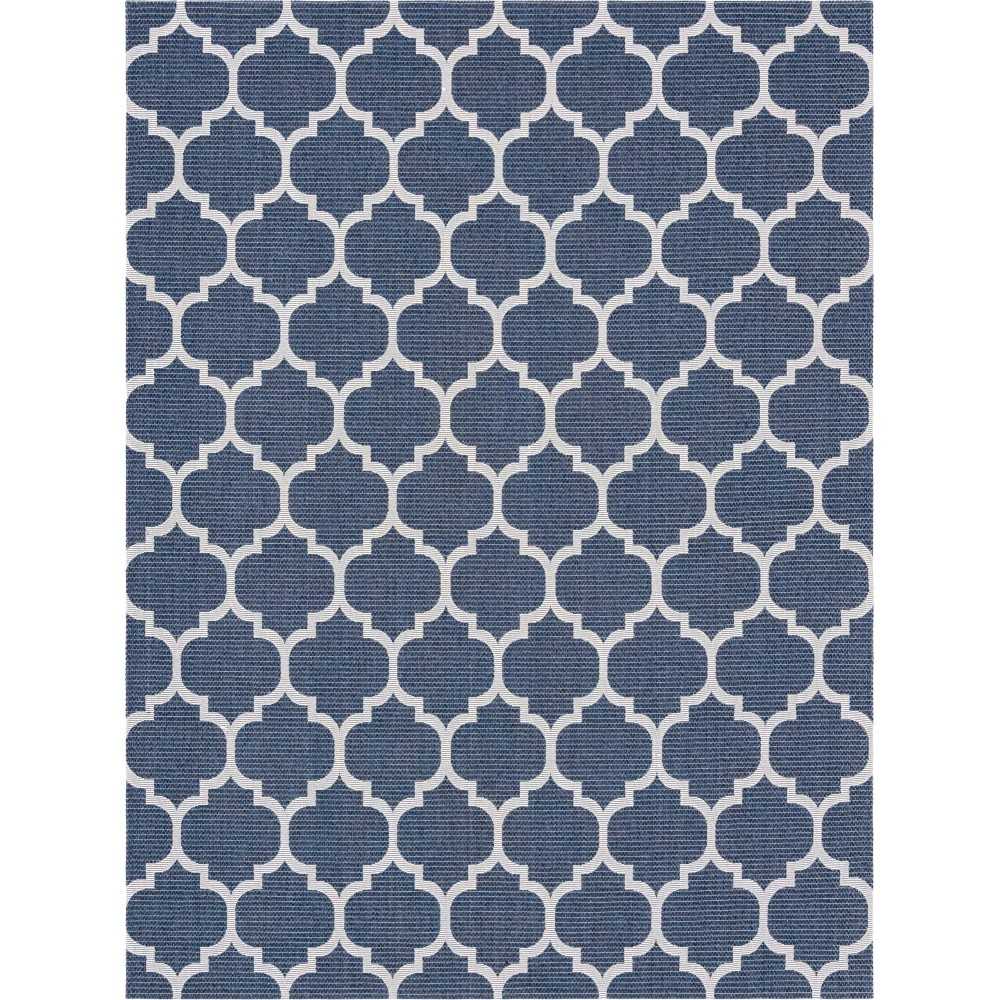 Rug Unique Loom Decatur Navy Blue Rectangular 8' 5 x 11' 4 Rug Unique Loom Decatur Navy Blue Rectangular 8' 5 x 11' 4