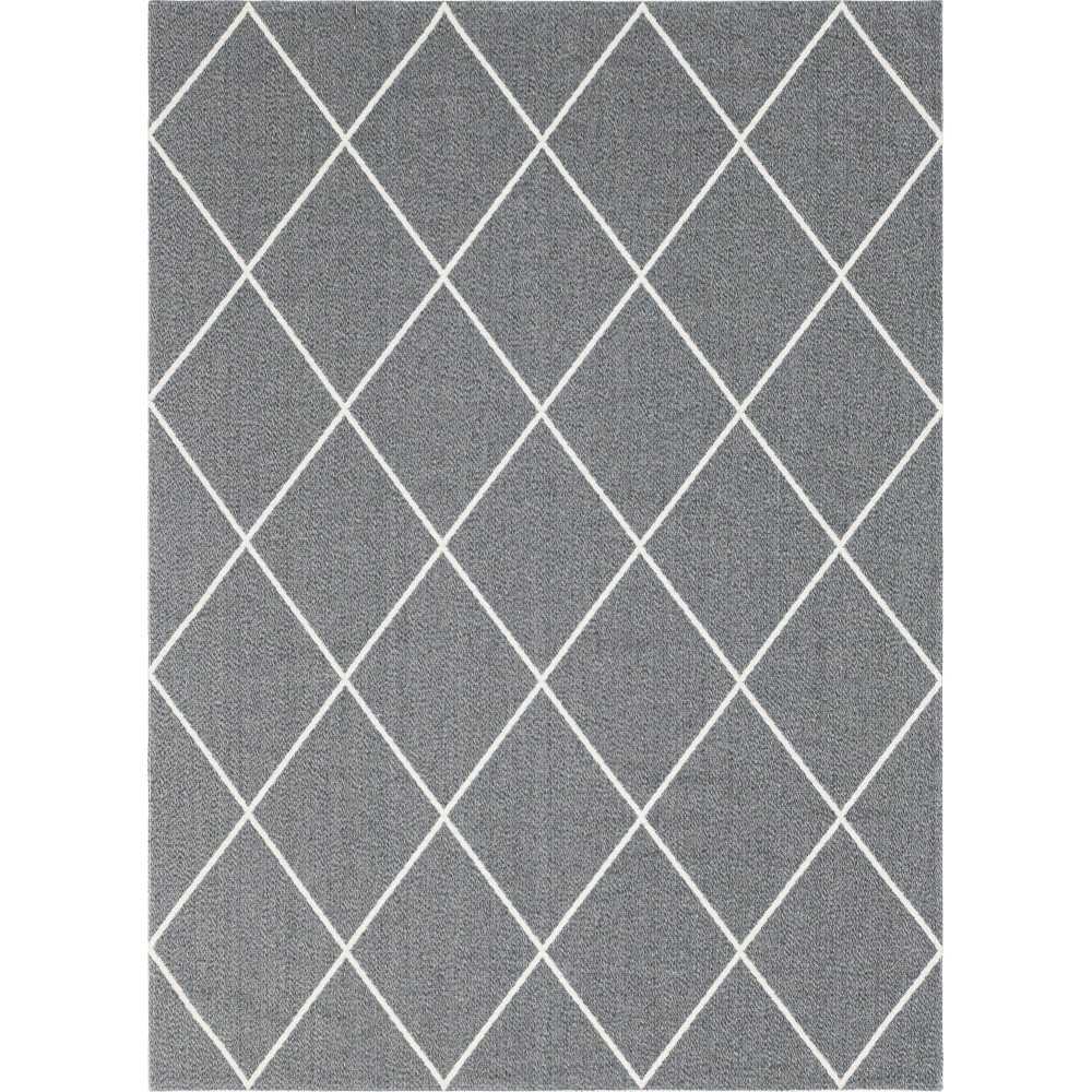 Rug Unique Loom Decatur Dark Gray Rectangular 8' 5 x 11' 4