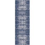 Rug Unique Loom Decatur Navy Blue Runner 2' 2 x 6' 0
