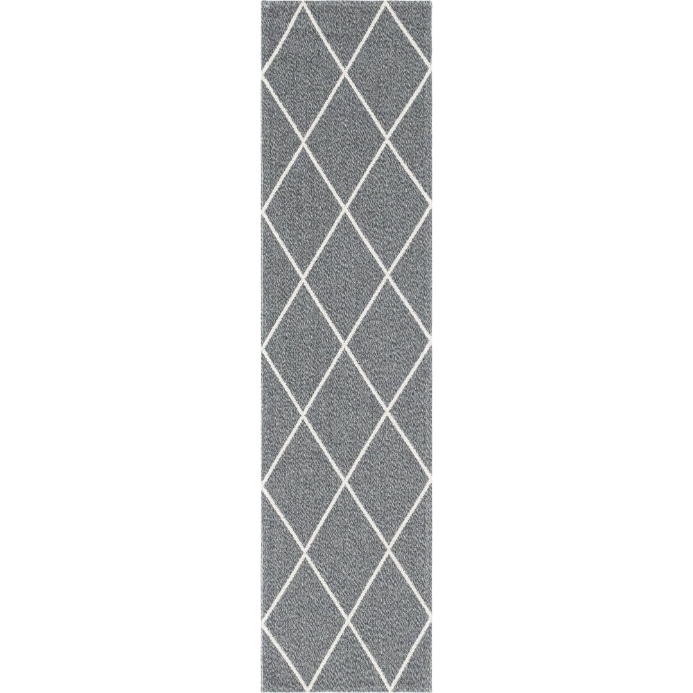 Rug Unique Loom Decatur Dark Gray Runner 2' 2 x 7' 4 Rug Unique Loom Decatur Dark Gray Runner 2' 2 x 7' 4