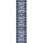 Rug Unique Loom Decatur Navy Blue Runner 2' 2 x 7' 4