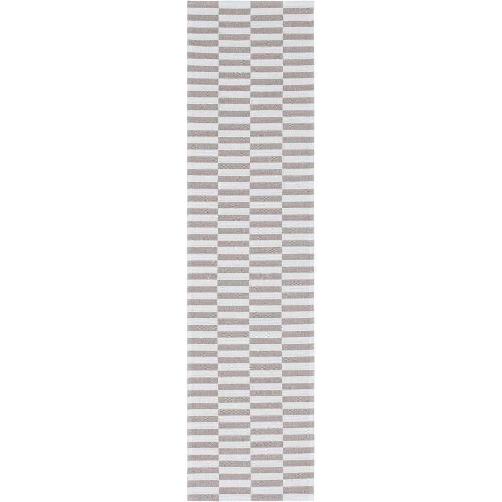 Rug Unique Loom Decatur Taupe Runner 2' 2 x 7' 4 Rug Unique Loom Decatur Taupe Runner 2' 2 x 7' 4