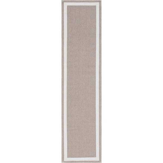 Rug Unique Loom Decatur Taupe Runner 2' 2 x 7' 4